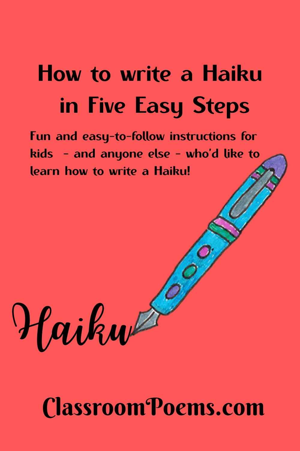  Learn how to write a haiku in six easy steps. 